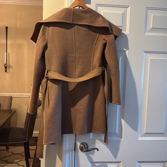 Tahari wool blend belted coat - Picture 4 of 5